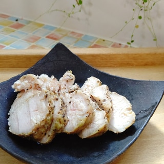 胡椒たっぷり鶏ハム【糖質制限】サラダチキン
